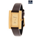 Rochees Rectangular Gold Dial Watch