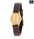 Rochees Gold & Brown Watch