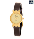 Rochees Quartz Gold Dial Watch