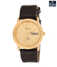 Rochees Gold Round Dial Watch