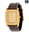 Rochees Designer Gold Case Watch
