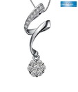 Sanskruti Striking Yellow Gold Diamond Pendant