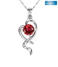 Sanskruti Silver Ruby Pendant
