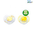 Philips Avent Night-Time Soothers BPA-Free - Twin Pack Size 0-3 Months Size 0-3 Months