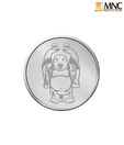 MNC 50 Gm Joyous Laughing Buddha Silver Coin With 99.9% Purity