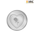 MNC 20 Gm Lovely Valentine Silver Coin With 99.9% Purity