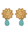 Silver Centrre Appealing Earrings