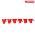 Superware 6 Pcs Red Coffee Mug Set