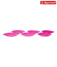Superware 6 Pcs Multi-purpose Pink Melamine Plates