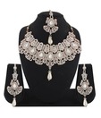 Variation Magnificent Patwa Necklace Set with Maangtika