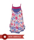 Nauti Nati Dobby Print Summer Dress For Kids