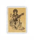 Guru Gold 24kt Gold Goddess Saraswati Pocket Card