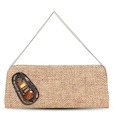Favola Special Beige Brooch Clutch