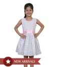 Kilkari Pink Sleeveless Frock For Kids