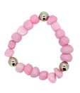 Piebee Trendy Pink Jade Bracelet