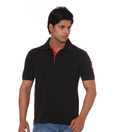 Harvest Black  Polo T Shirt