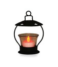 Kytes India Tea-light Holder With Red LED Light