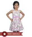 Kilkari Purple Haulter Neck Frock For Kids