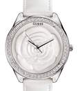 Guess Silver White Watch
