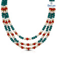 Deccan Pearls Gleaming Crystals & Pearls Necklace