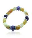 Piebee Exclusive Multi Coloured Jade Bracelet