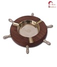 Home Sparkle Ship Wheel Ashtray