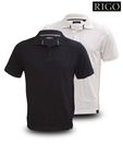 Rigo Black & White Pack of 2 Polo T-Shirts