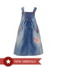 Nauti Nati Blue Denim Dress For Kids