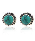 Piebee Striking Turquoise Earrings