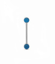 Revlis Surgical Steel Blue Ball Tip Ear Stud