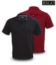 Rigo Black & Red Pack of 2 Polo T-Shirts