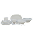 Incrizma White 32 Pcs Square Dinner Set