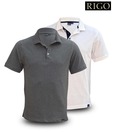 Rigo Grey & White Pack of 2 Polo T-Shirts