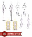 A3 Four Glittering Earrings Combo