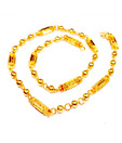 Aadi Jewels Golden Ball & Bullet Pattern Chain