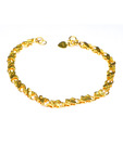 Aadi Jewels Golden Criss Cross Bracelet