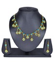 Aakshi Bewitching Blue Flowers Necklace Set