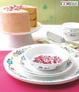 Corelle Florets 21 Pcs Glassware Dinner Set