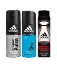 Adidas Dynamic Pulse, Ice Dive & Special edition Deodorant for Men-150ml Each