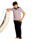 SDL by SweetDreams Red Striped Boys Nightwear For Kids
