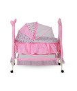 Delia Baby Teddy Bassinet-Pink