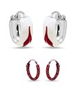 Revlis White & Red Dazzle Two Bali Pair Combo