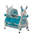 Delia Rabbit-Shaped Baby Bassinet-Blue