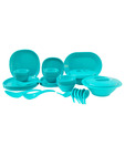 Incrizma Green 44 Pcs Square Dinner Set