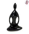 Design Hut Large Black Praying Buddha Statue