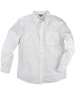 ShopperTree White Cambric Shirt For Kids