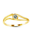 Sanskruti Diamond & Yellow Gold Ring