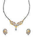 Oleva CZ Studded  Mangalsutra Set