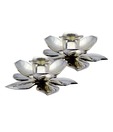 Golmaalshop Pretty Lotus Candle Holder
