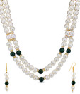 Oleva Two String Pretty Pearl Necklace Set